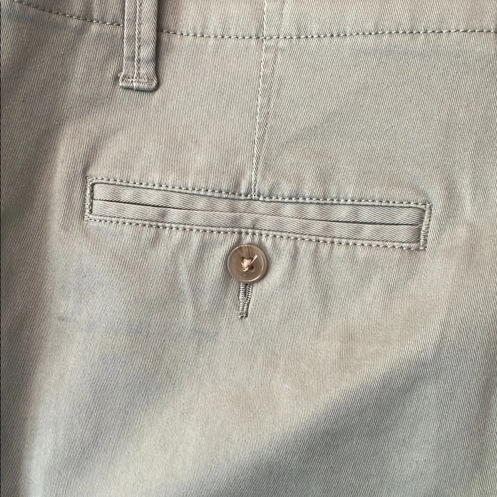 Lands' End Womens 16 Green Chino Ankle Pants Classic Style